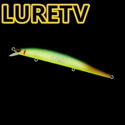 LURETV Flying Hero Minnow flotante para perca