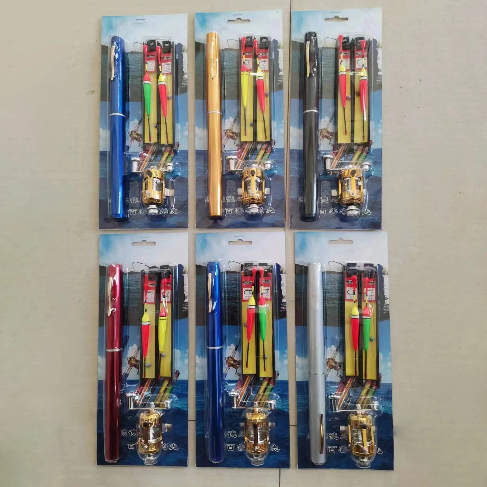 Mini caña de pescar de bolsillo portátil, Sección de caña ajustada, equipo de pesca para agua dulce y salada - imagen 2