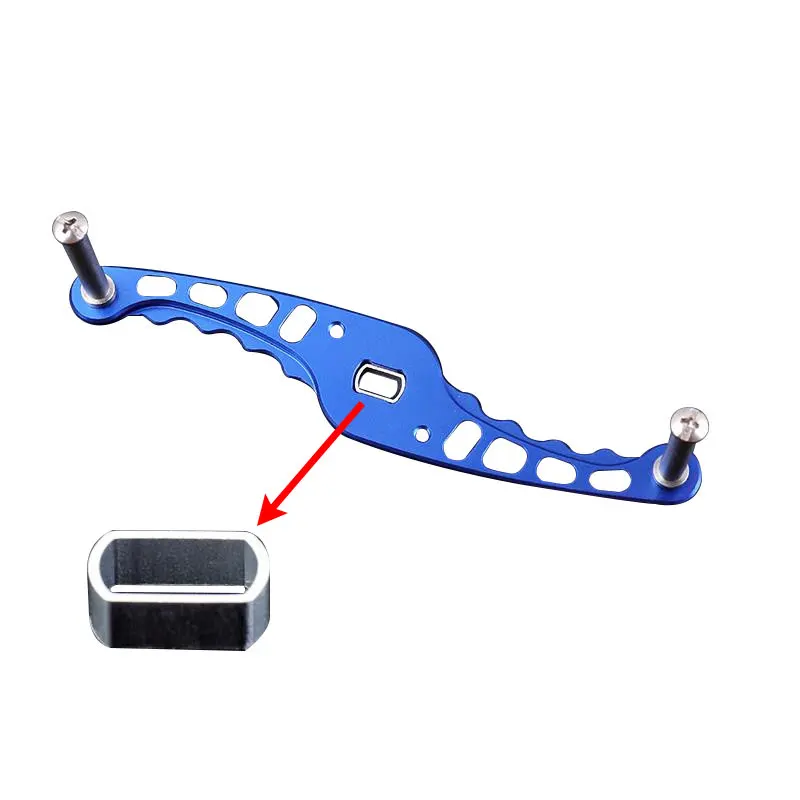 Adaptador de mango de carrete de pesca, 4x7mm, mango de carrete de fundición de cebo, pieza de ajuste de tamaño del orificio del eje para carretes de pesca de fundición SHIMANO - imagen 2