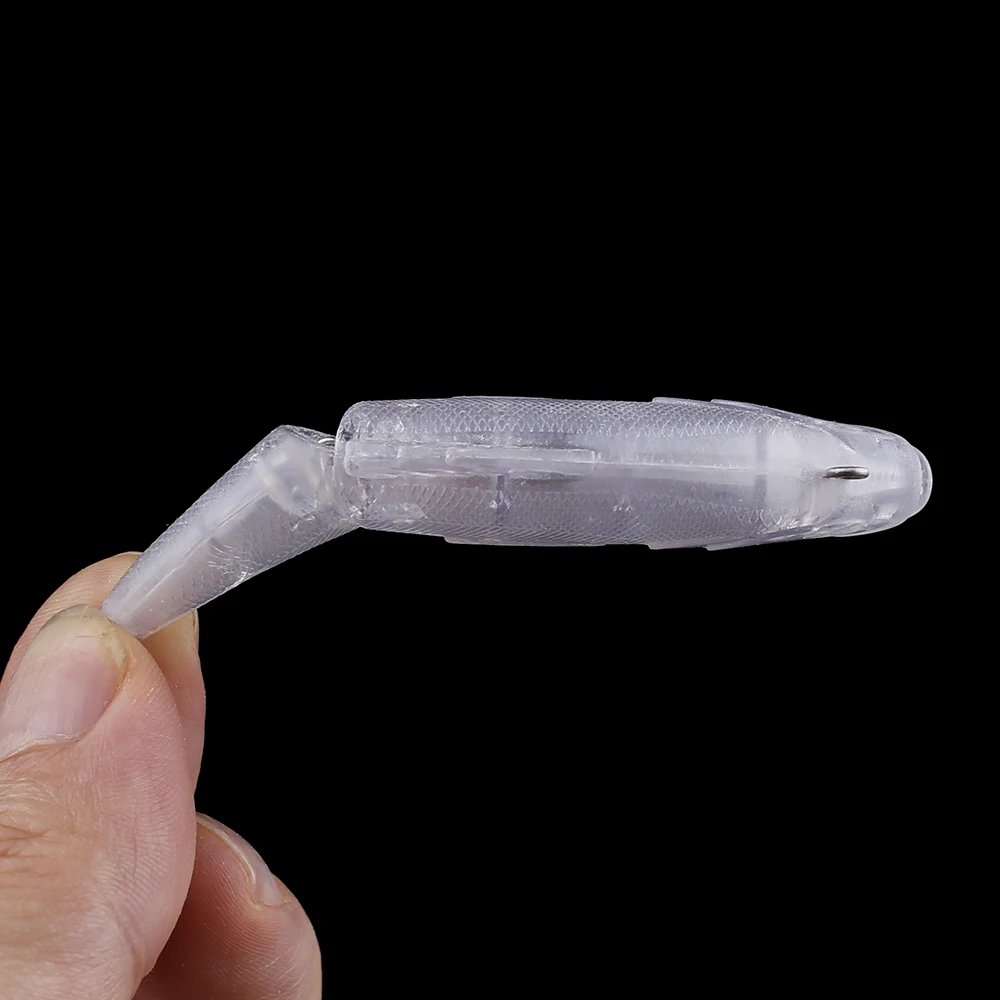 Chan'sHuang-Cebo en blanco sin pintar, 10 piezas, 75mm, 10,5g, flotante, 2 segmentos articulados, Swimbait, señuelo de pesca Artificial hecho a mano - imagen 5