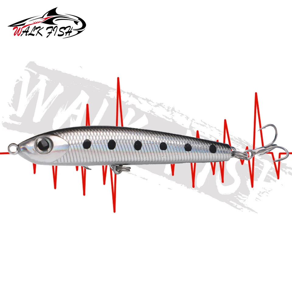 WALK FISH-señuelo de lápiz de hundimiento de 75mm y 8g, cebo Artificial para buceo de agua dulce, cebo falso para trucha, perca, Wobblers - imagen 5