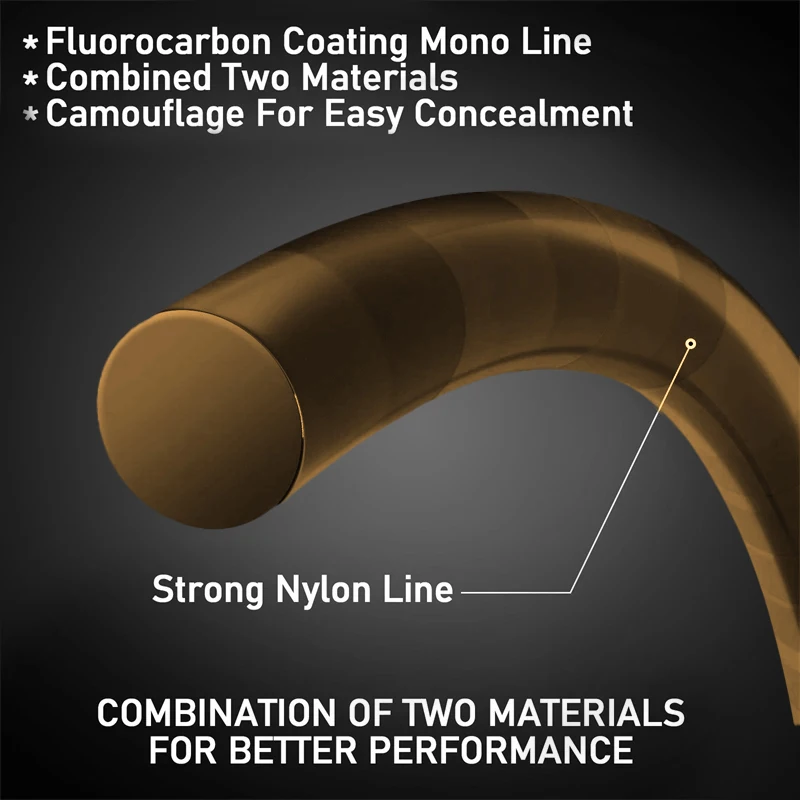 ZUKIBO-sedal de pesca con manchas súper invisibles, 2000M, sedal de pesca biónico japonés, hilo de nailon monnofilamento recubierto de fluorocarbono - imagen 5