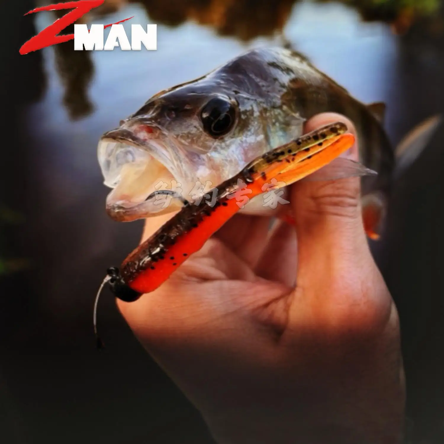 Zman EE. UU. importó pequeño poliéster Tiny Ticklerz Ned flotante resistente a mordeduras de agua Luya cebo suave