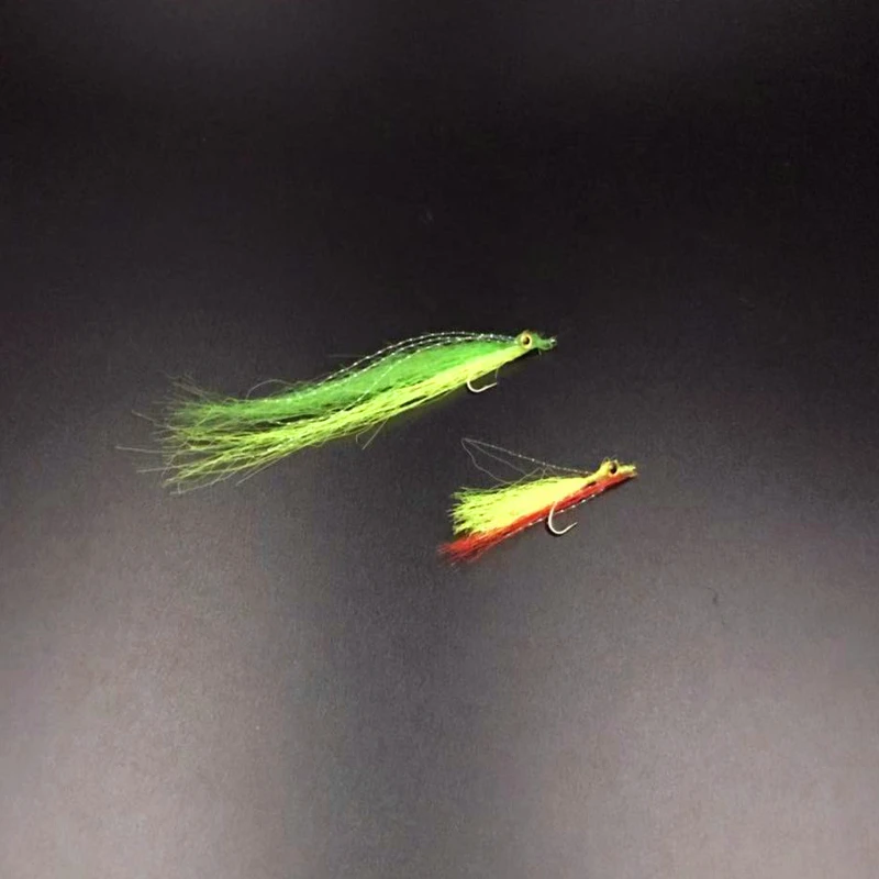 Señuelo de fibra sintética para pesca de trucha, 6 bolsas, 6 colores surtidos, pelo fino, suave, para pececillos, materiales para agua salada - imagen 4