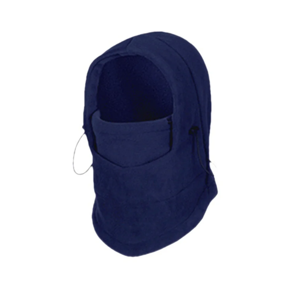 Pasamontañas térmico de lana para hombre, gorro cálido a prueba de viento, bufanda de senderismo, gorro de invierno, Bandana de Calavera, gorros, máscara facial - imagen 4