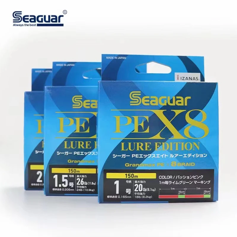 Seaguar Sedal trenzado PE X8 Multicolor – 8 hebras Original 300 - imagen 3
