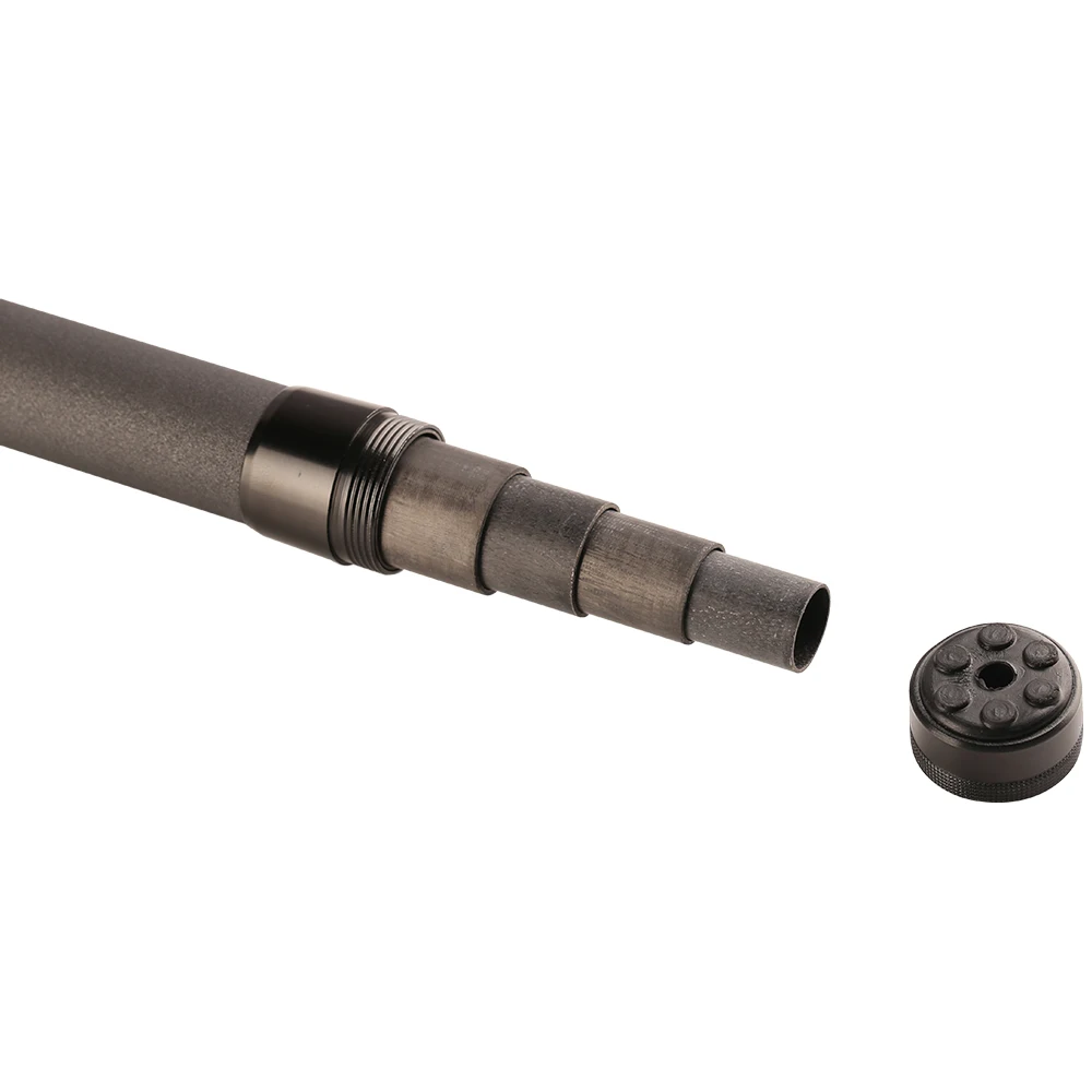 2022 Nueva caña de pescar en roca antiadherente Seaknight Red de inmersión de fibra de carbono telescópica Caña de pescar Sección larga Equipo de pesca ultraligero súper duro para pesca en roca 4.0M 4.9M 5.8M 6.7M - imagen 3