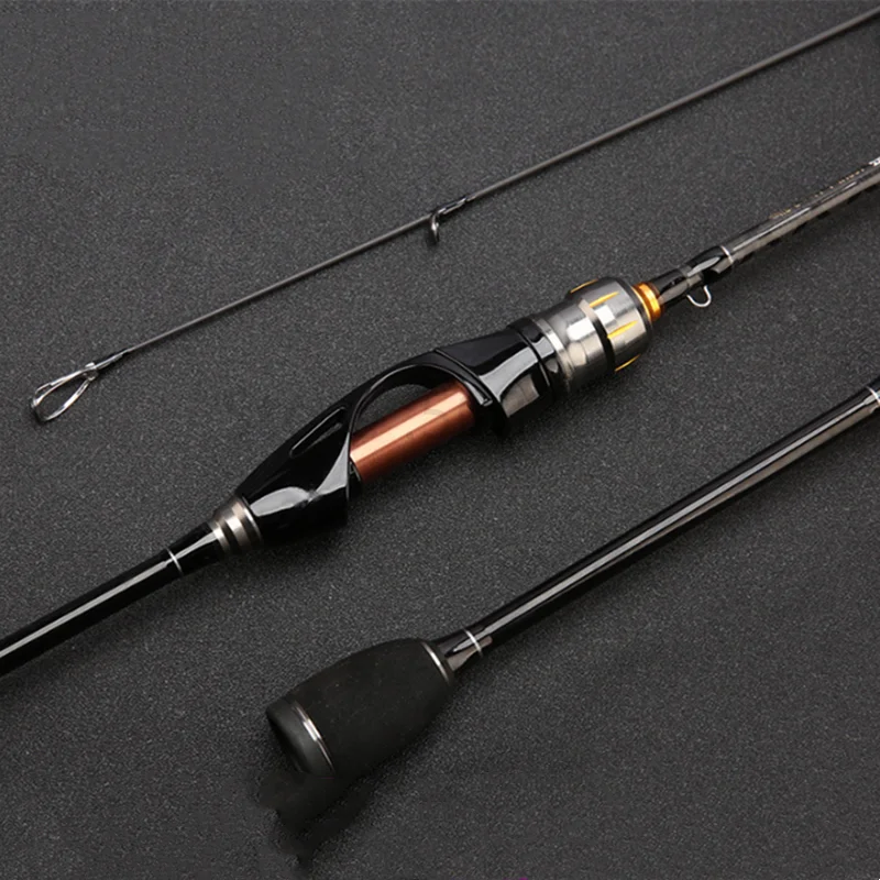 Cañas de pescar ultraligeras de fibra de carbono, caña giratoria, cebo, WT 1-10G, línea WT 3-8LB, río, trucha rápida, 1,68 m - imagen 5