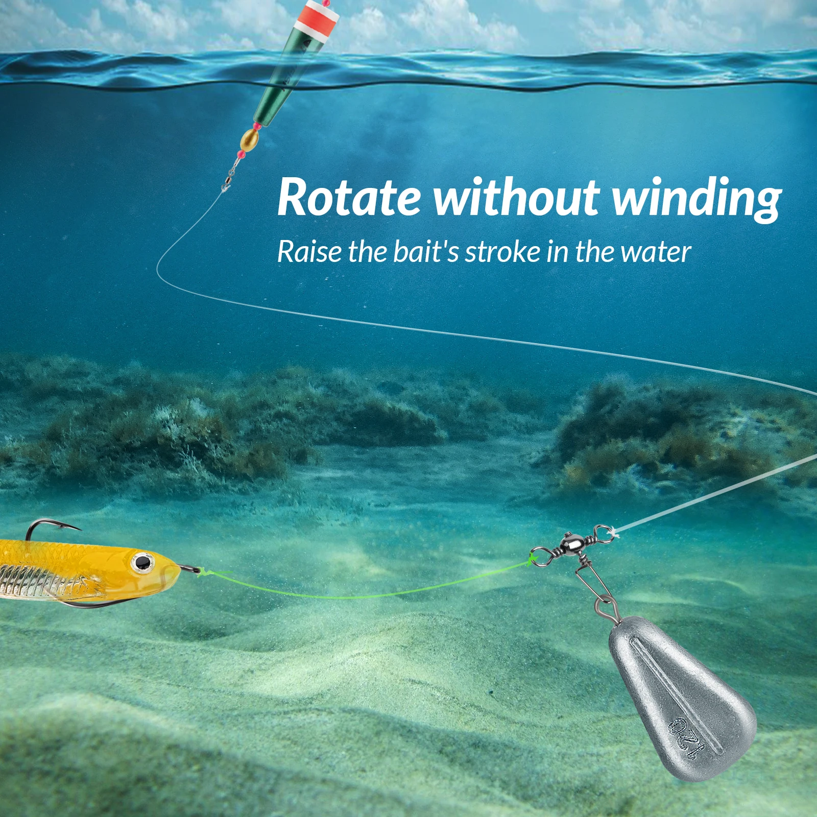 THKFISH-juego de pesas de pesca de 5/10 piezas, 30-120g, sin rollo, corazón de oliva, plomo redondo dividido, plomo, plomo - imagen 5