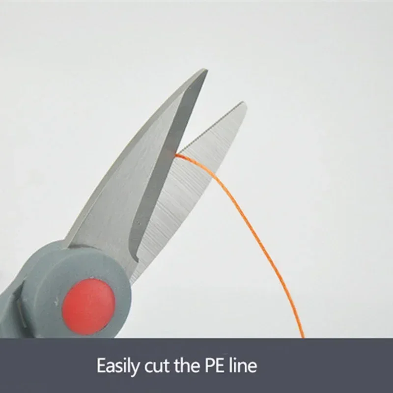 Tijeras de acero inoxidable japonés, aparejos de pesca al aire libre, alicates de pesca portátiles, línea de PE, ciclismo, senderismo, línea trenzada, cortador de señuelos - imagen 5