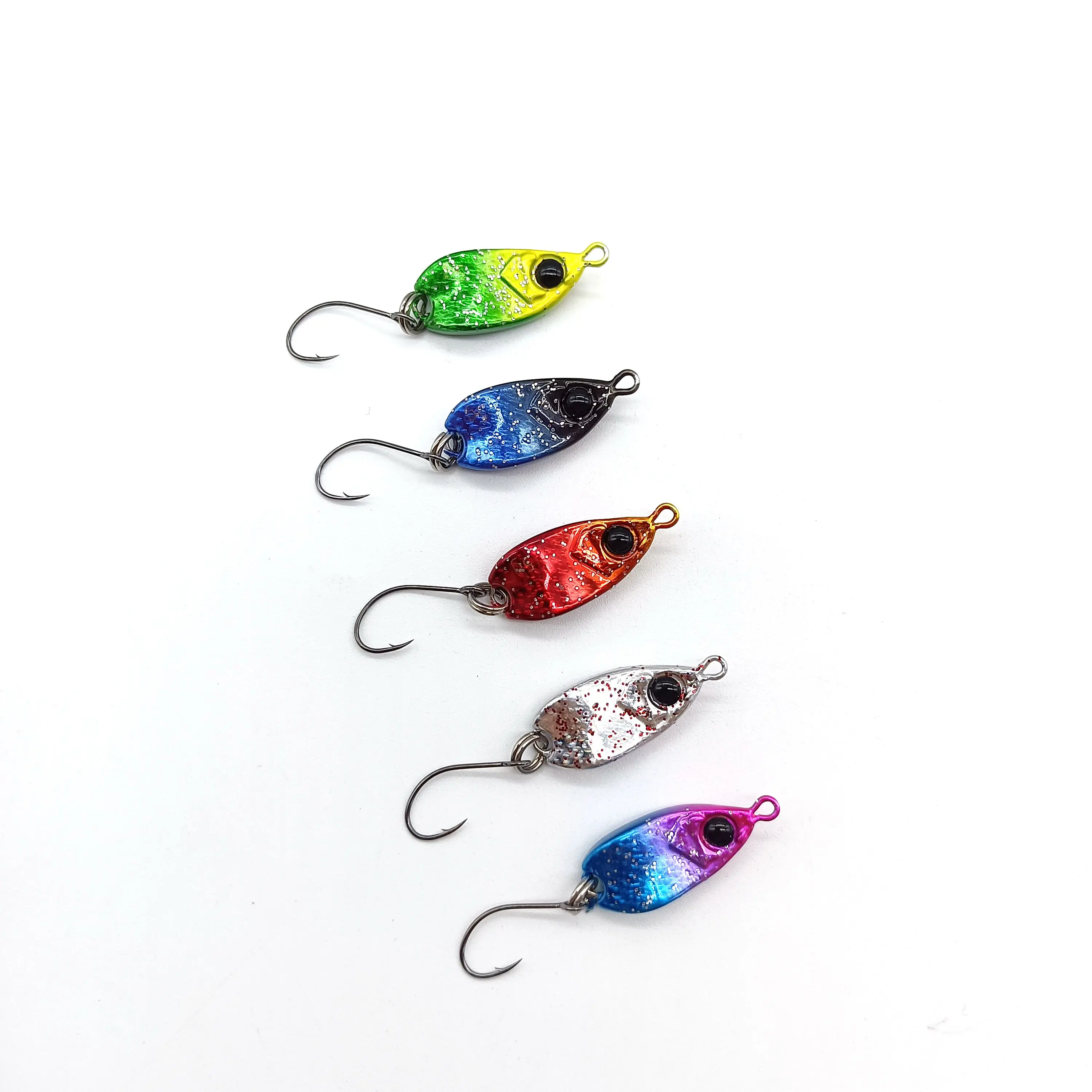 DUODUOYU-señuelo de pesca Micro JIG, 3g/5g, cuchara de plantilla pequeña, Jigging, aparejos de cebo Artificial para pesca de lubina, 1 pieza, nuevo - imagen 2