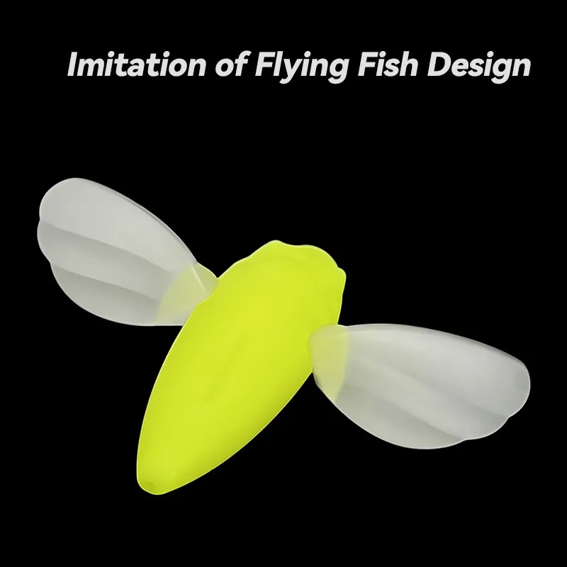 Bazooka-señuelo de pesca de 6,5g/55mm, señuelo de pesca en forma de pájaro, pesca de atún curricán, aparejos de cebo blando - imagen 5