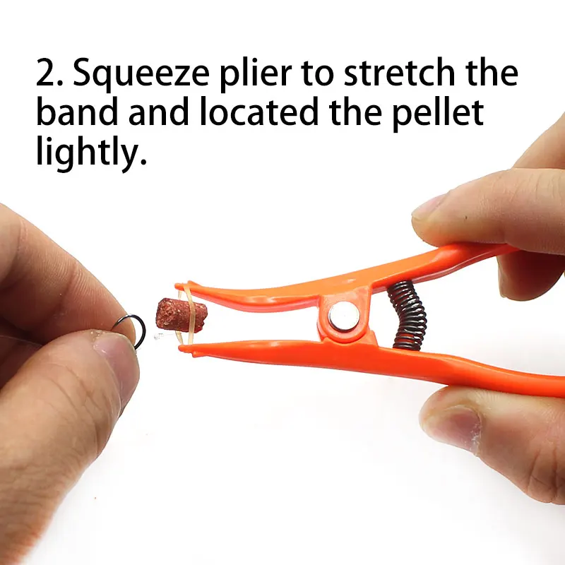 Accesorios de pesca de carpa, alicates de pellets, método de banda de cebo, alimentador, Boilies emergentes para equipo de aparejos terminales de pesca de carpa, 1 Uds. - imagen 4