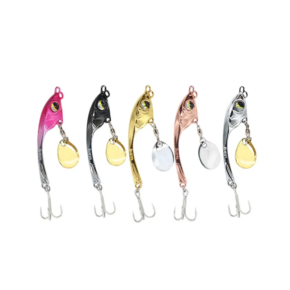 Topline Señuelos de Pesca de Metal VIB, cuchara giratoria, vibración, cebo duro Artificial, Wobbler, Swimbait con gancho, alimentador de peces, herramienta de pesca