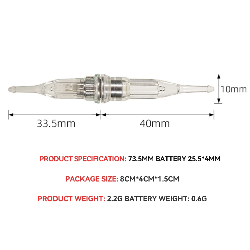 Señuelo de pesca LED, luz brillante de 360 grados para pesca nocturna, espada diurna - imagen 4