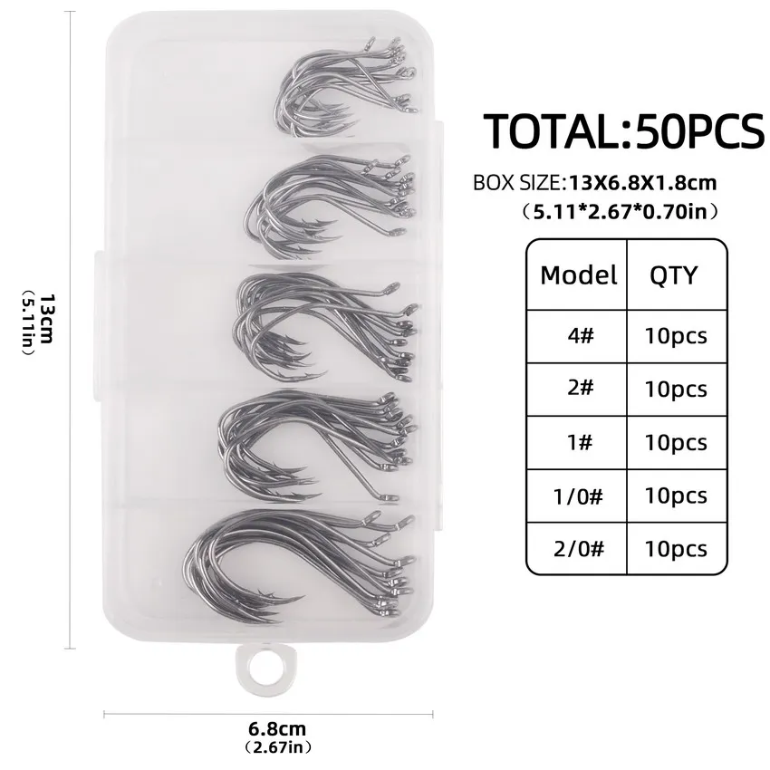 50pcs hooks