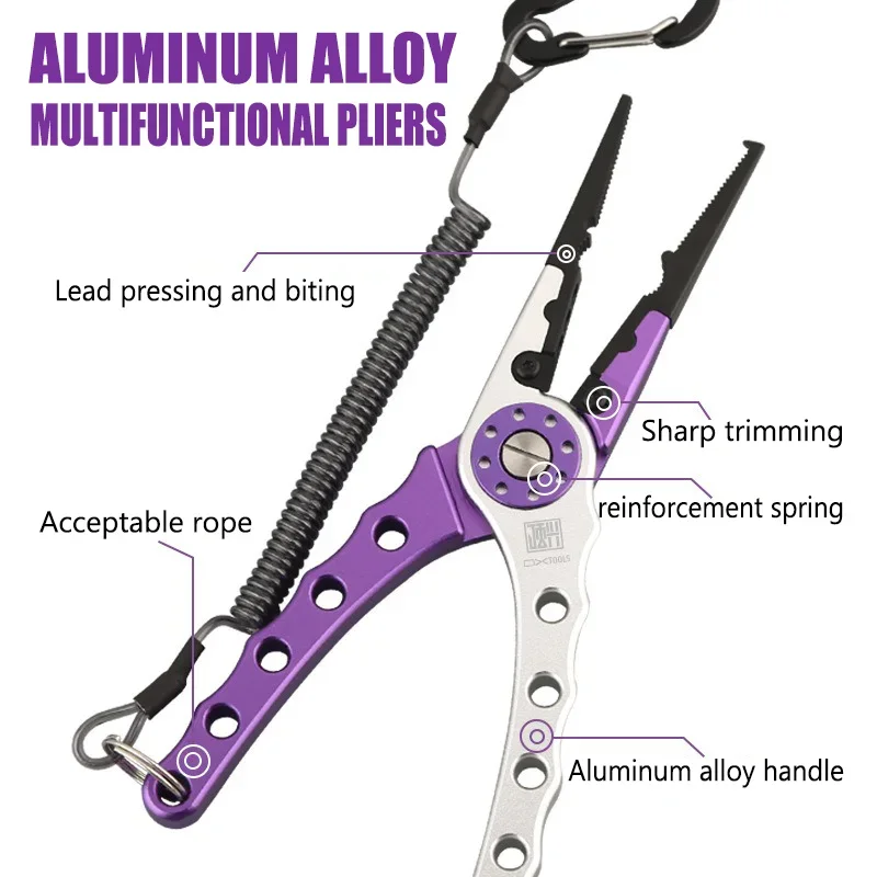 Pinza para labios de pescado – Alicates multifuncionales de aluminio 27cm - imagen 5
