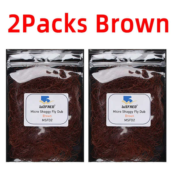 2 Packs brown