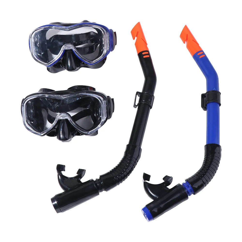 Máscara de snorkel panorámica para mujer con visión clara sin fugas - imagen 4