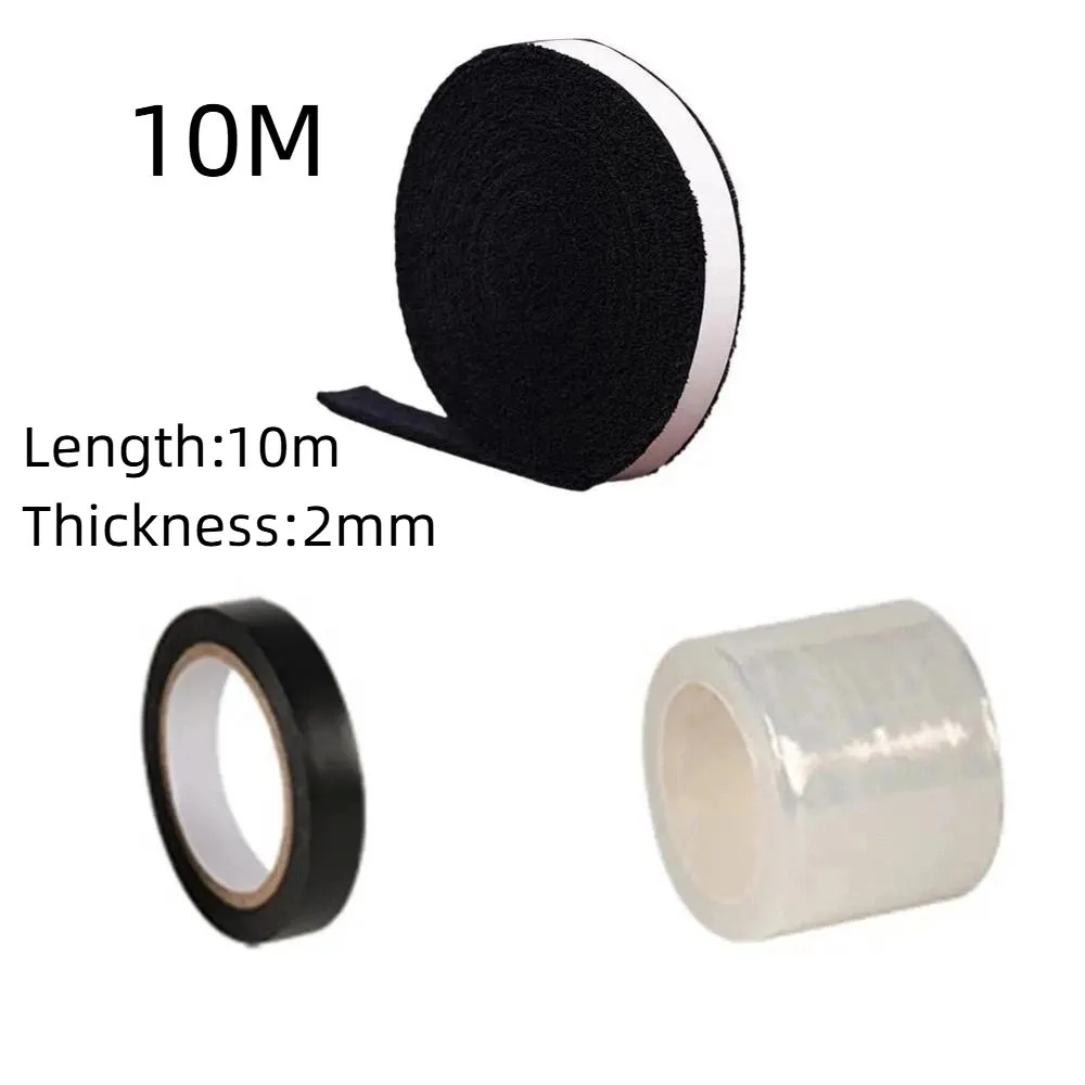 Overgrip de raqueta de bádminton colorido, toalla de tenis absorbente de sudor de 10M de longitud, agarre de mano, cinta de agarre suave antideslizante - imagen 5