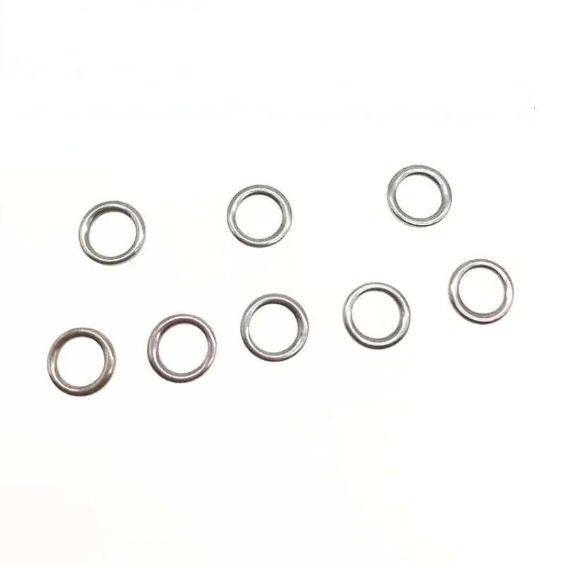 Anzuelo de señuelo de acero inoxidable 20 piezas, anillo de bucle sólido, conector, accesorios de pesca a presión - imagen 4