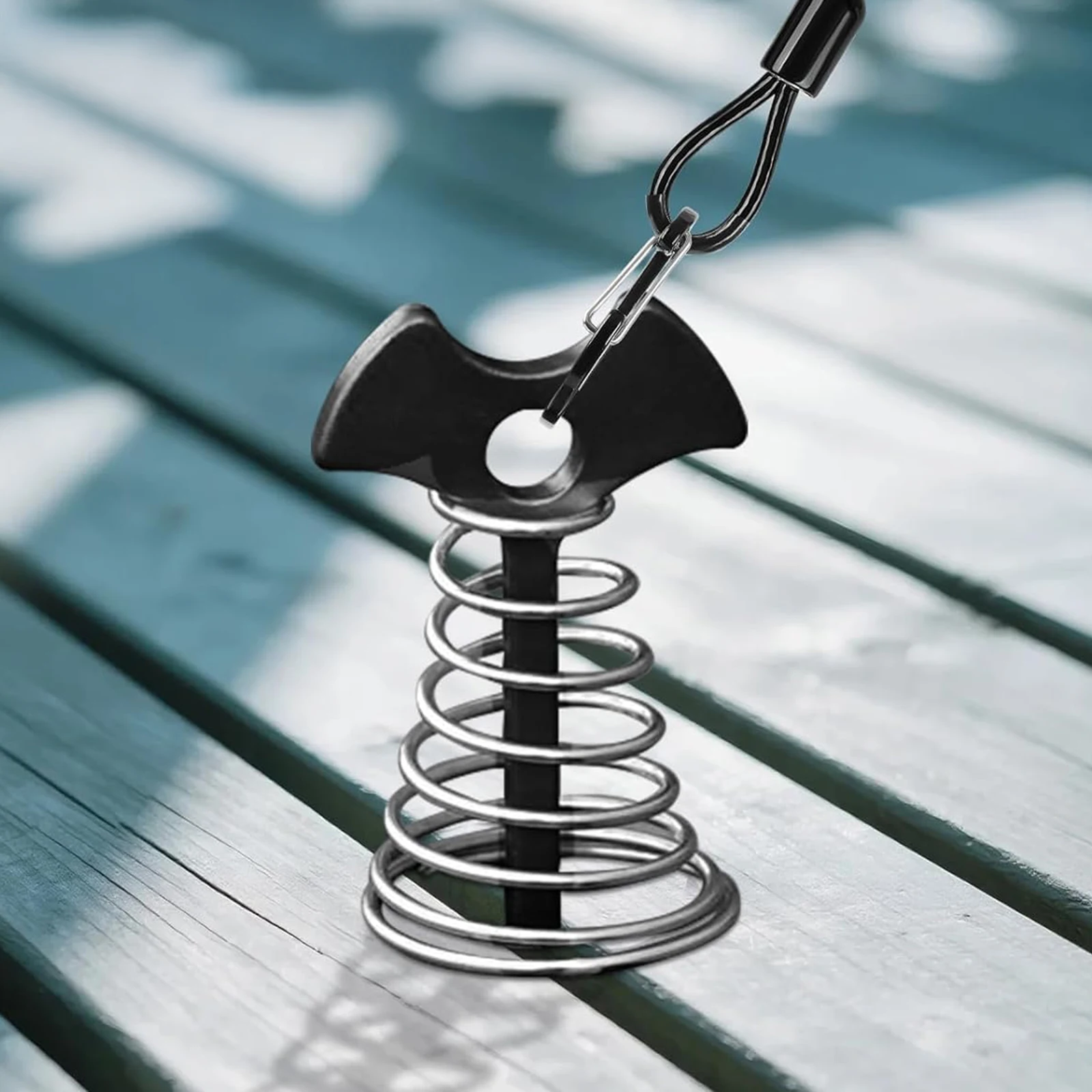 Accesorios para tienda de campaña, cuerda extendida a prueba de viento para acampar al aire libre, tienda de supervivencia salvaje, suministros para exteriores de inserción fija, 4 Uds. - imagen 4