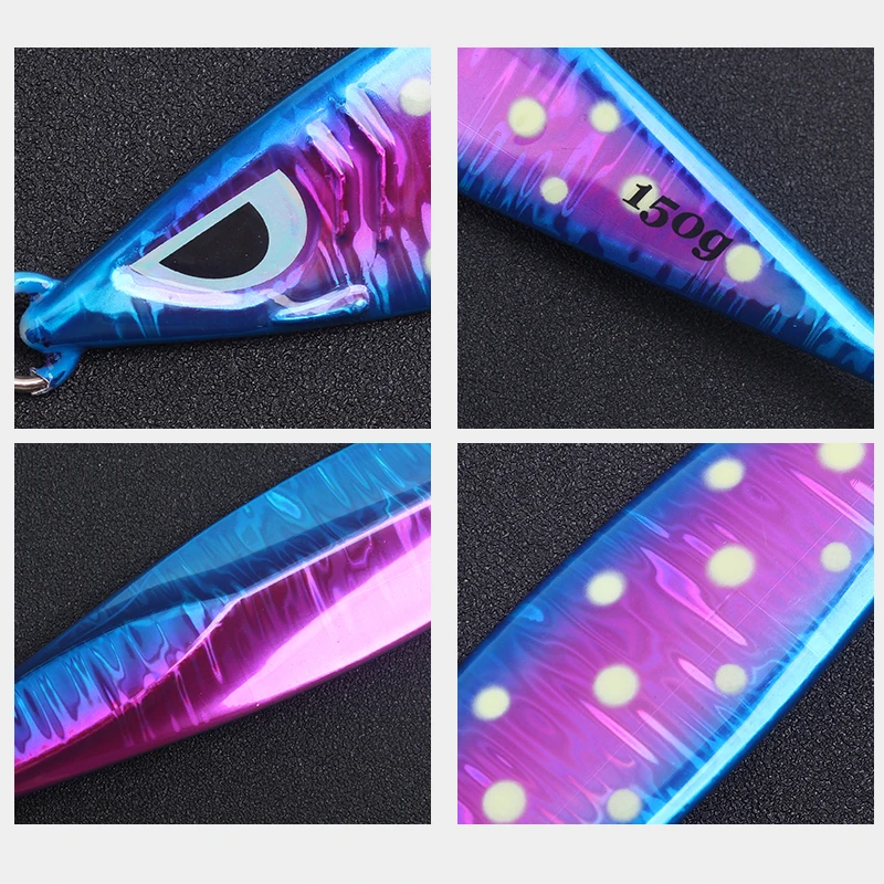 Jig Seafox MJ30 perfil sardina – Recubrimiento UV para pesca de mar - imagen 3