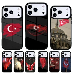 Funda iPhone con diseño bandera Turquía – Protección trasera