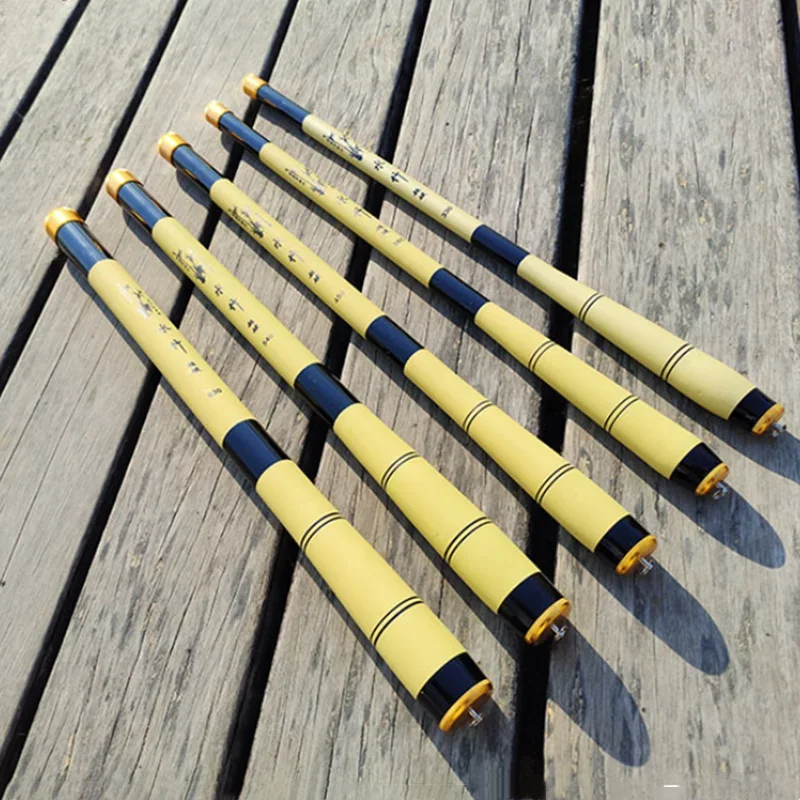 Mini caña de pescar telescópica portátil de 1,5 m-6,3 m 28MH, diseño ergonómico, caña de pescar de fibra de carbono, accesorios para aparejos de pesca - imagen 5