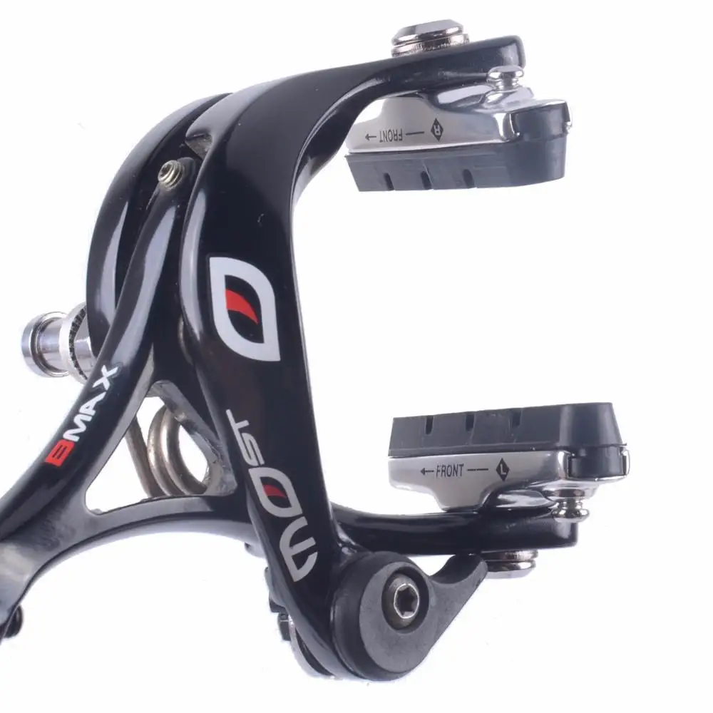 Bloque de freno de bicicleta de carretera de aleación de aluminio, pieza de bloque de freno silencioso fijo Cog, guía de agua, accesorios de bicicleta de goma - imagen 4