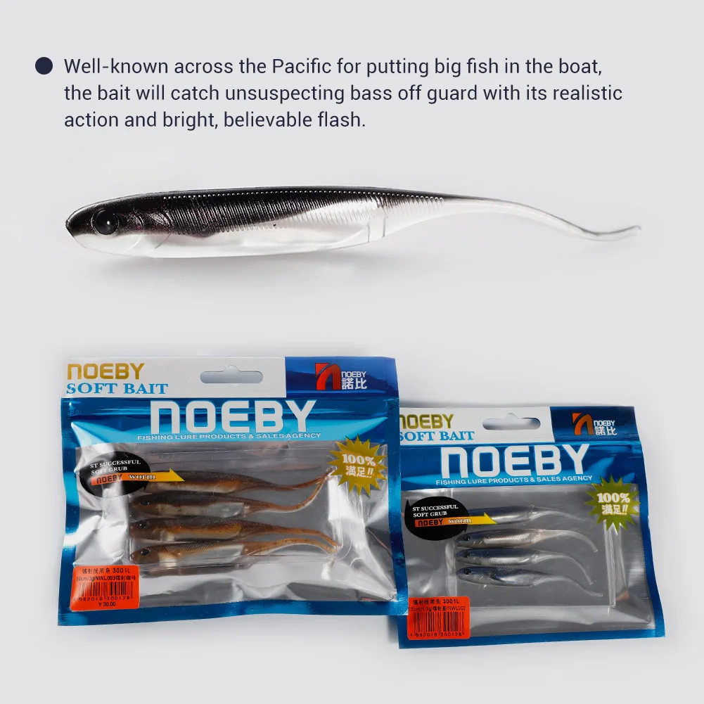 Noeby Swing – Cebo blando con pin de aguja 10cm - imagen 2