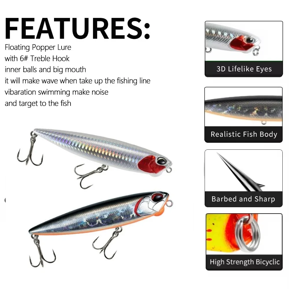 ¡Venta caliente de 3 piezas! ¡Peltura peces! Señuelos de pesca con cebo duro, 3 tamaños, cuerpo reflectante súper láser, adecuado para pesca de lubina - imagen 3