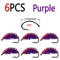 6PCS Purple
