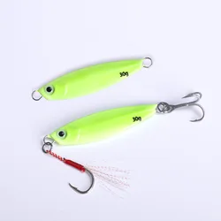 Señuelo Jigging Metal Brillante para Lubina y Caballa