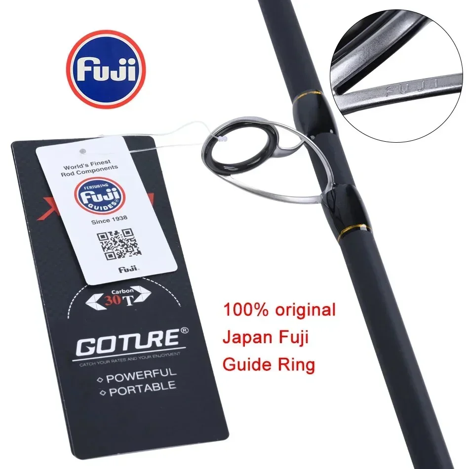 Goture Xceed 4-instellingen reishengel met Fuji-geleiderring Koolstofvezel 1,98-3,6 m Spinning Casting Lure Rod voor karpervissen - imagen 5