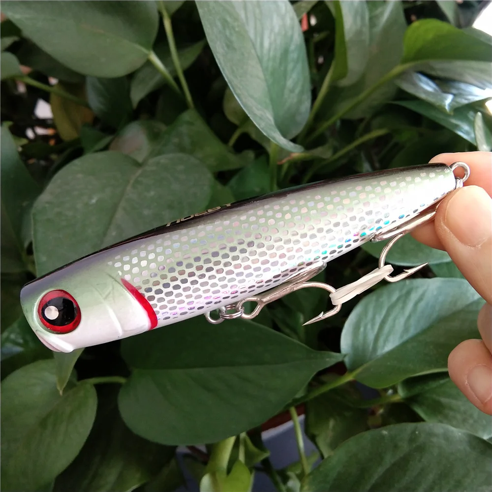 Cebos duros artificiales de fundición larga para pesca en agua dulce, 4 piezas, 105mm, 24g - imagen 2