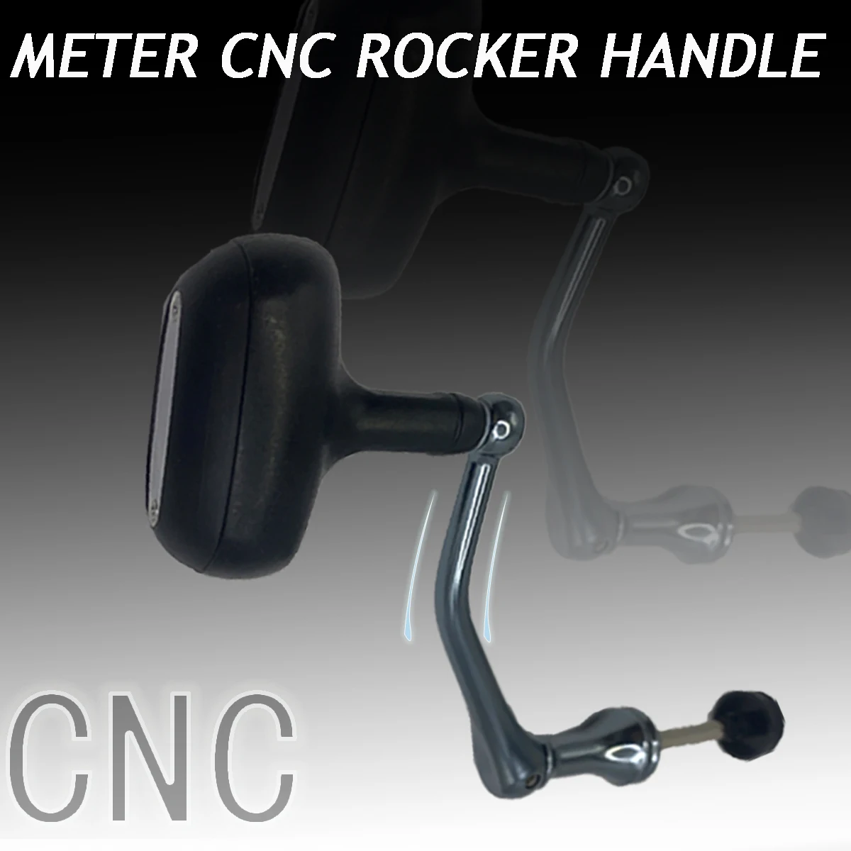 Mango carrete pesca CNC aluminio – Recambio giratorio - imagen 3