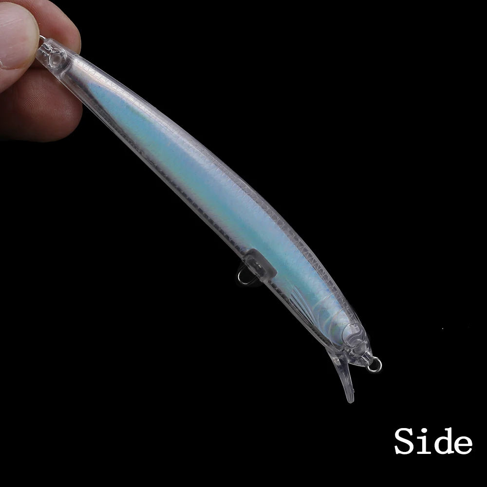 Chan'sHuang-Cebo en blanco sin pintar, cebo flotante para buceo, láser, pececillo, lámina insdie115mm 11g, pesca Artificial hecha a mano - imagen 5