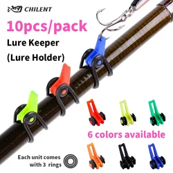 Gancho para caña de pescar para niños, soporte para cebo, accesorios para señuelos, anzuelos, soporte para mantenimiento de seguridad, herramienta de pesca, 10/20 piezas