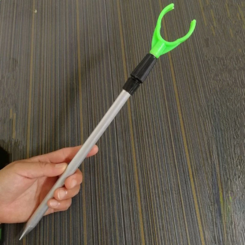 Banco de pesca de 50/80cm, soporte extensible ajustable para caña, soportes telescópicos, soporte para caña de pescar, accesorios de pesca - imagen 5