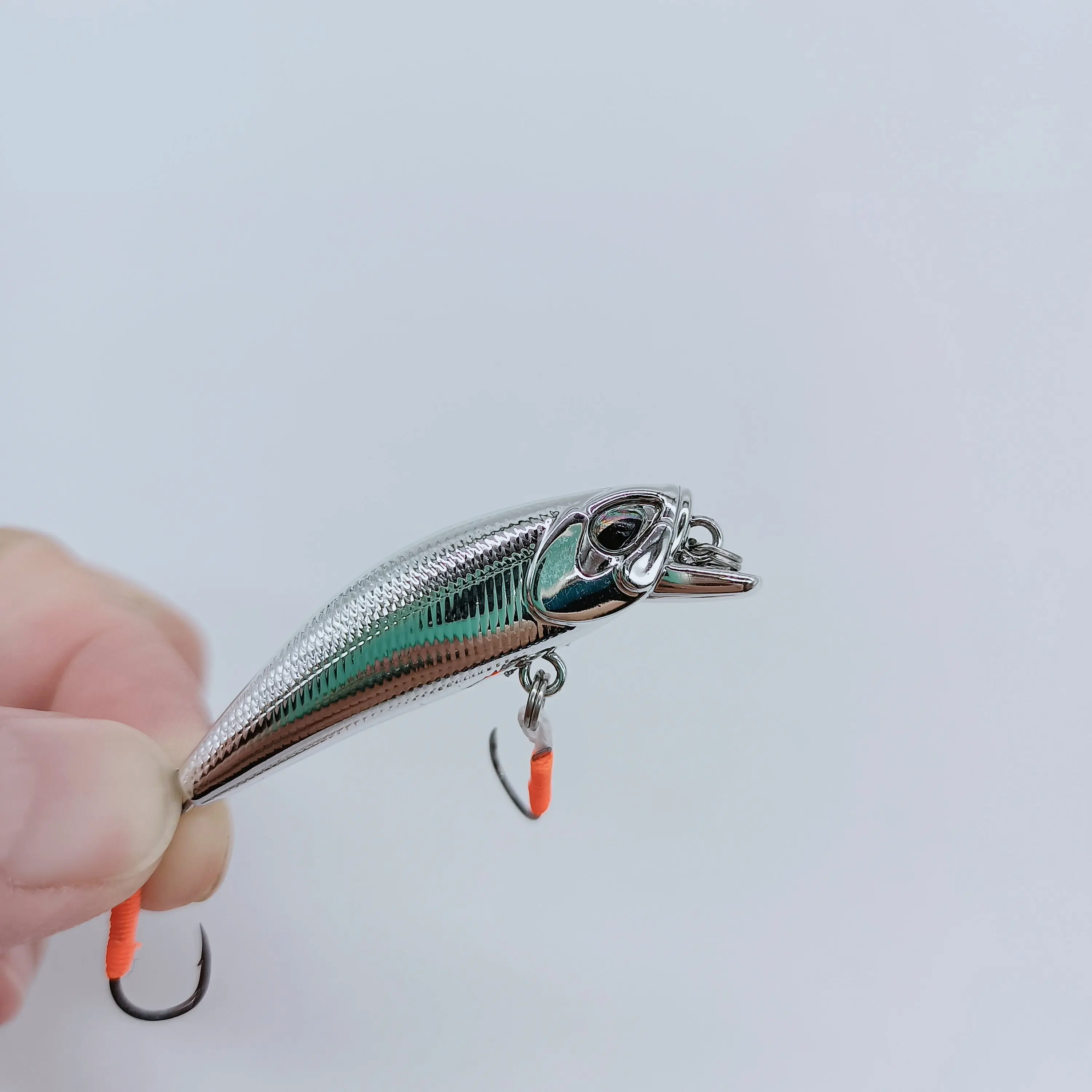 DUODUOYU-Mini señuelo de pesca de pececillos, 1 piezas, 3,5g/4,5 cm, Wobblers pequeños Isca, Swimbait Artificial, aparejos de pesca de lubina - imagen 4