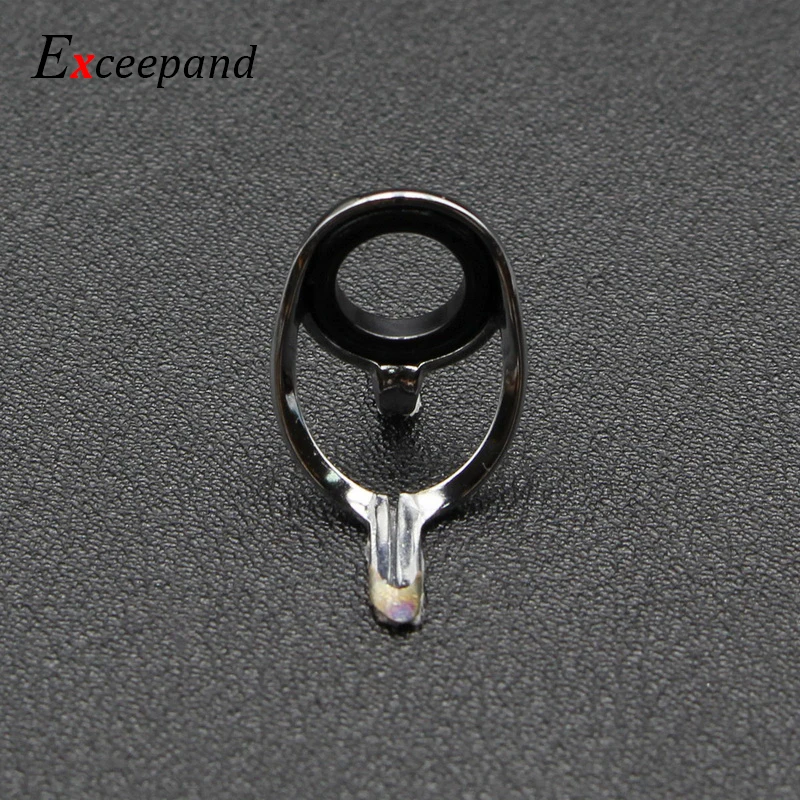 Exceepand-Guía de caña de pescar de fundición de 9 piezas, marco de acero inoxidable, anillo de línea de ojo de Baitcasting para construcción o reparación de caña de pescar - imagen 3