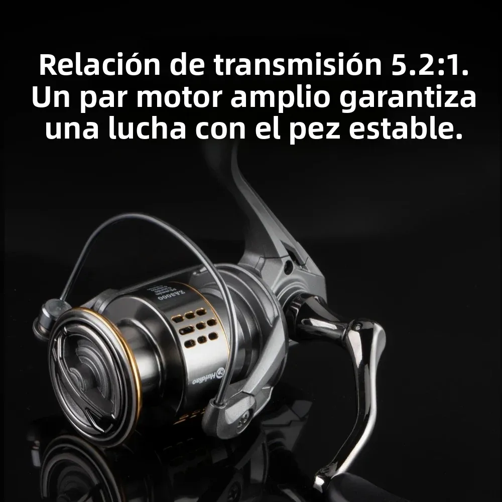 Carrete Huidiao All-Round 2000-7000 – Arrastre 16 kg, Aluminio - imagen 4