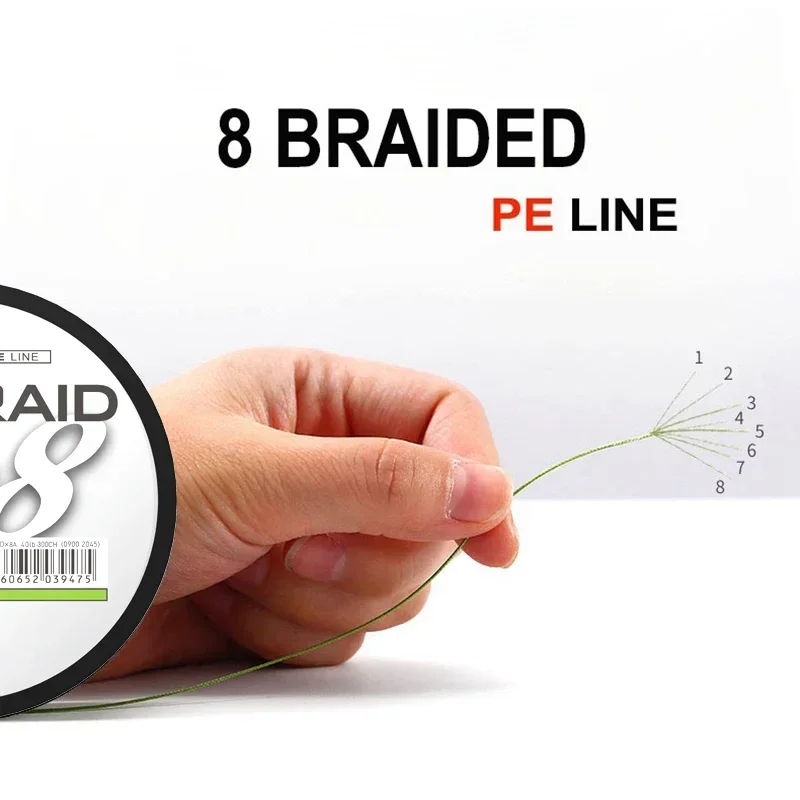 DAIWAPE-sedal de pesca trenzado J-BRAID 8X, 300m, superfuerte, multifilamento, para carpa, 14LB-100lb - imagen 2