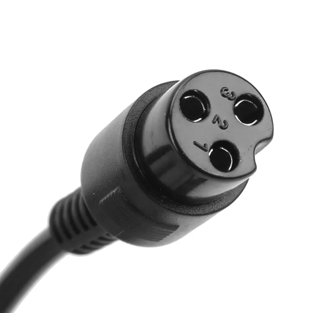 Cargador de patinete con enchufe UE/EE. UU./Reino Unido, cabezal de aviación, cargador de batería de litio de 3 agujeros, cargador de bicicleta eléctrica para KUGOO M4/M4PRO - imagen 5