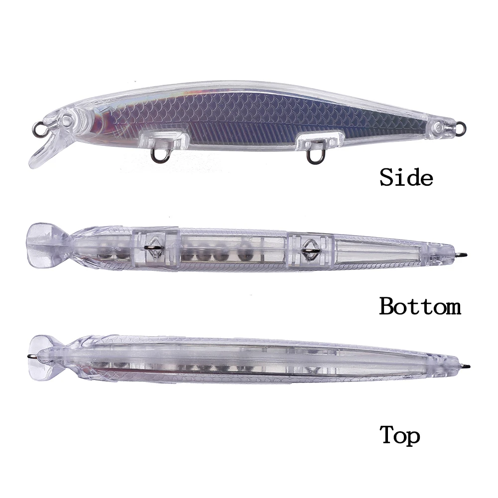 Señuelos Minnow flotantes Chan'sHuang – Cebo artificial sin pintar para DIY - imagen 2