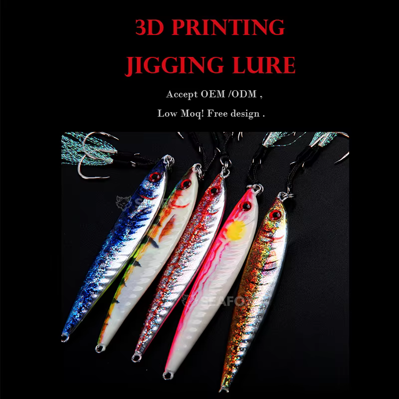 227 Jig Metálico UV 3D – Lanza larga para pesca en agua salada - imagen 3