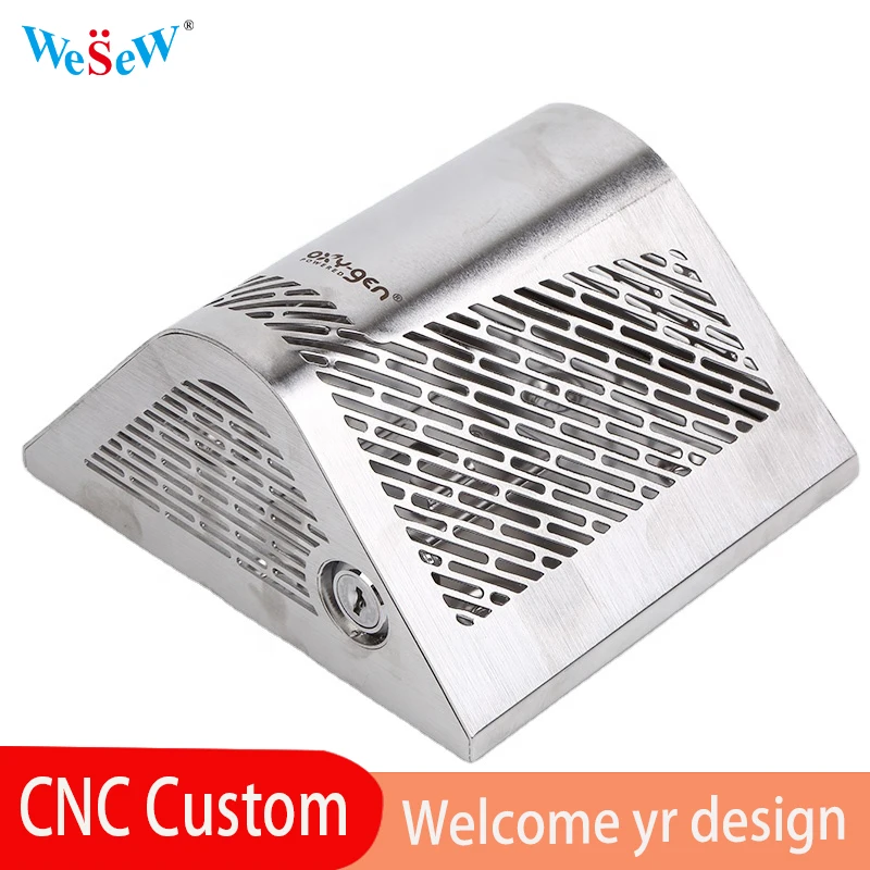 Caja de control aluminio anodizado Wesew – Estampado metálico OEM - imagen 5