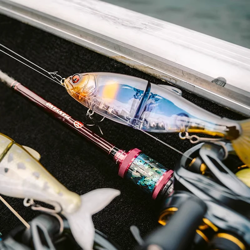 GUÍA POST Mini ZUNNV 2 cebo articulado 70mm 4,5g señuelo de pesca Artificial de hundimiento lento para agua dulce - imagen 2