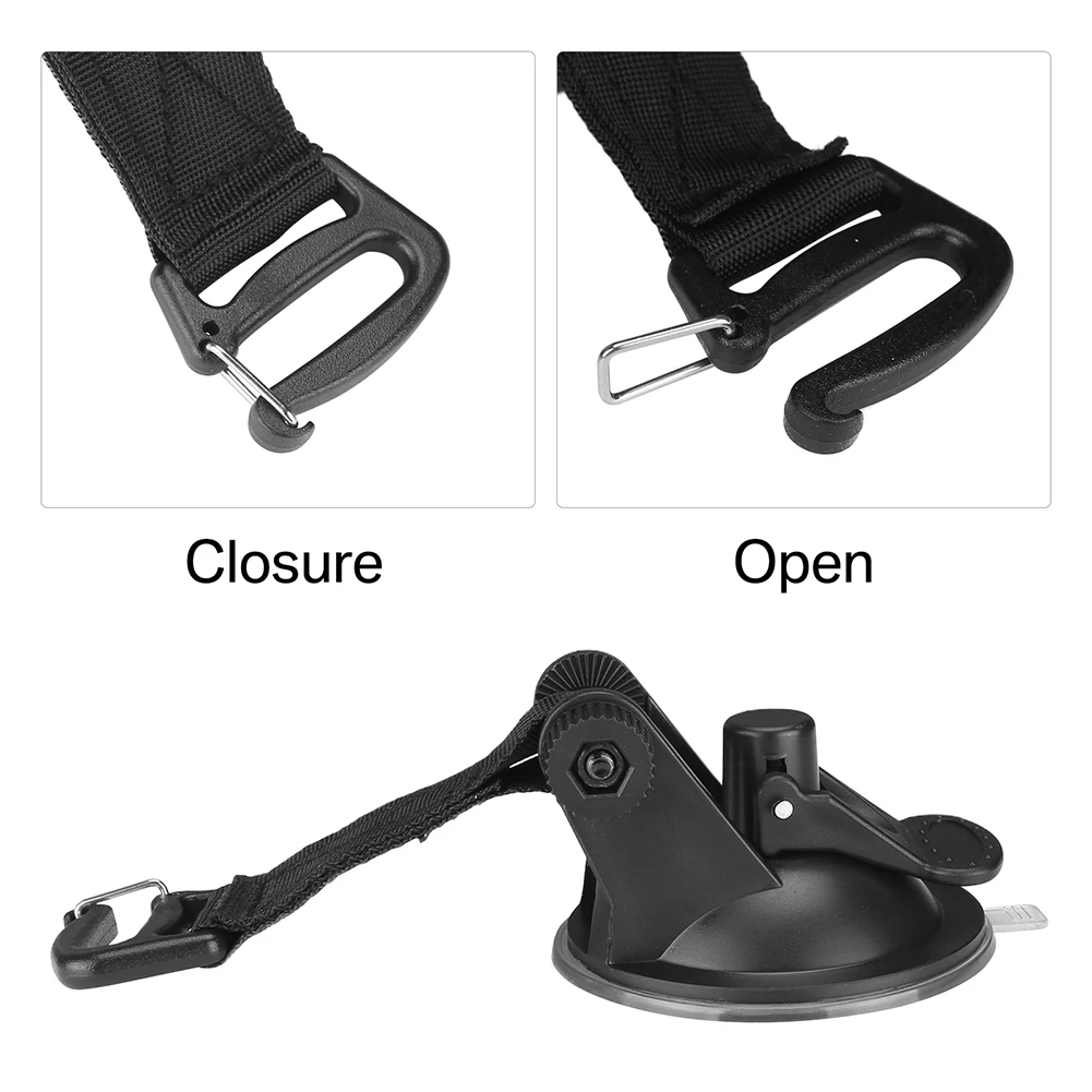 Hebilla de ventosa para tienda de campaña de coche, anclas laterales redondas Triangulares para toldo, tienda de campaña al aire libre, ancla con ventosa, gancho multiusos de seguridad - imagen 3